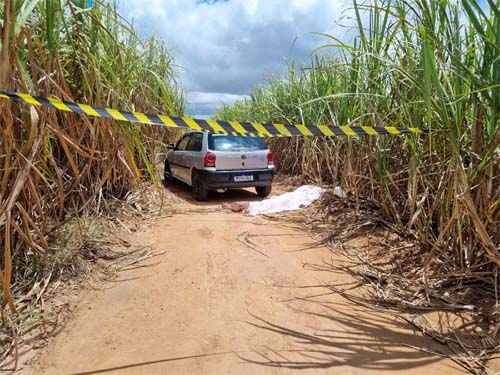 Taxista é assassiado com tiro na cabeça e corpo é encontrado em canavial