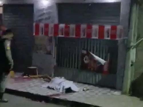 Algozes ordenam que vítima deite no chão antes de ser executada em União dos Palmares