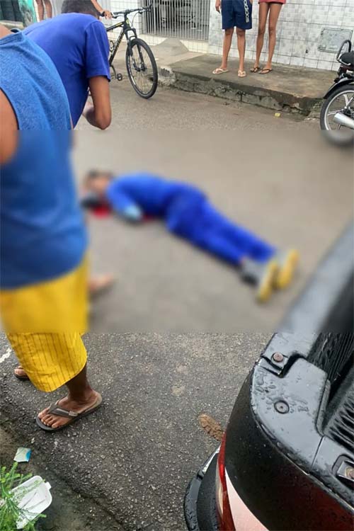 Homem é executado a tiros no bairro do Vergel do Lago, atraindo curiosos ao local