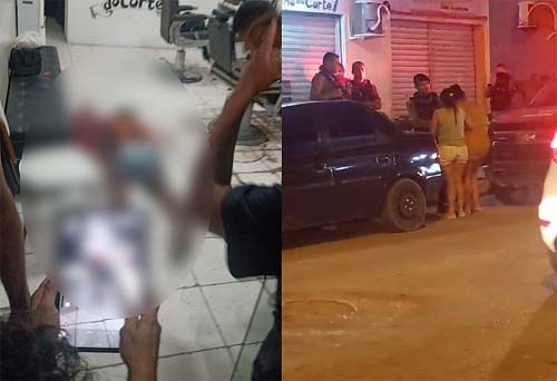Cliente é executado a tiros dentro de barbearia no Santos Dumont, em Maceió
