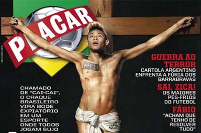 Confederação dos Bispos do Brasil repudia capa com Neymar crucificado