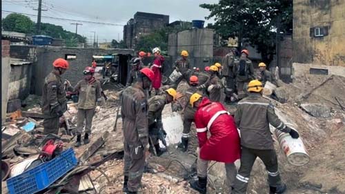 Desabamento no Recife: Bombeiros confirmam a morte de três pessoas