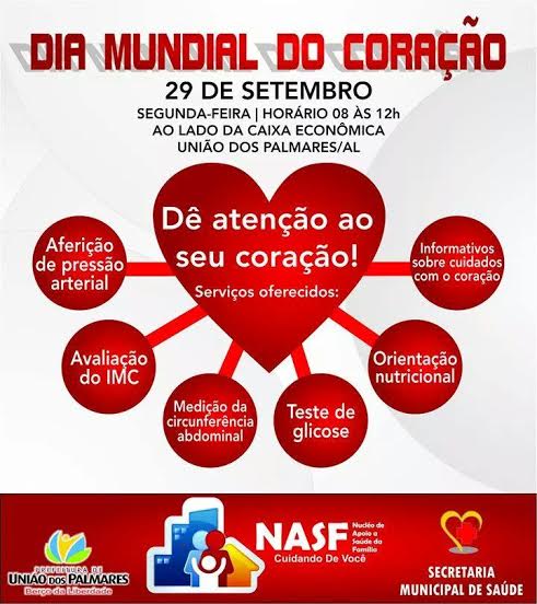 NASF de União dos Palmares elabora programação para o Dia do Coração