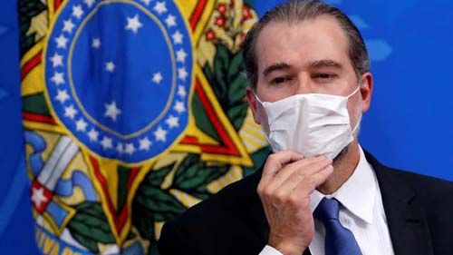 Toffoli é afastado após internação com suspeita de covid-19