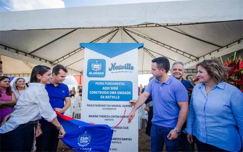 Paulo Dantas assina doação de terreno para fábrica de laticínios Natville