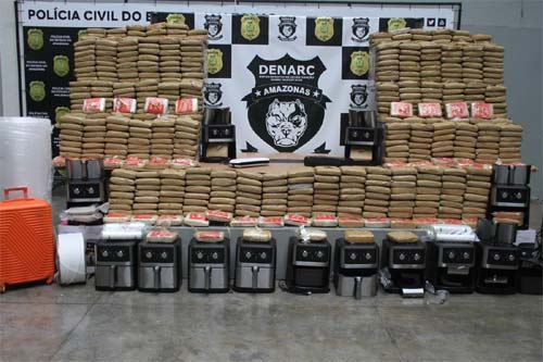 Operações no Amazonas resultam na maior quantidade de drogas apreendidas na história do estado em 2025