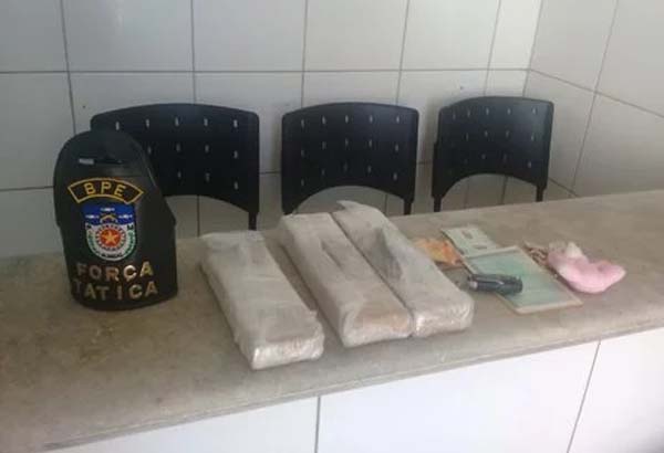 Recém-saído do sistema prisional é preso por tráfico de drogas