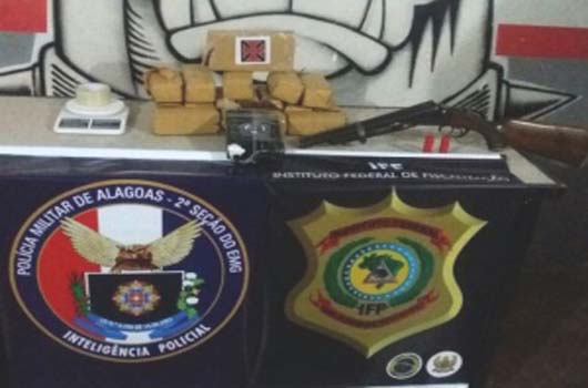 Operação policial apreende 10 kg de maconha e prende três pessoas em Maceió