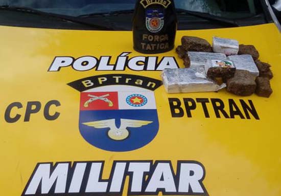 Adolescente é flagrada com quase dois quilos de maconha no Pinheiro