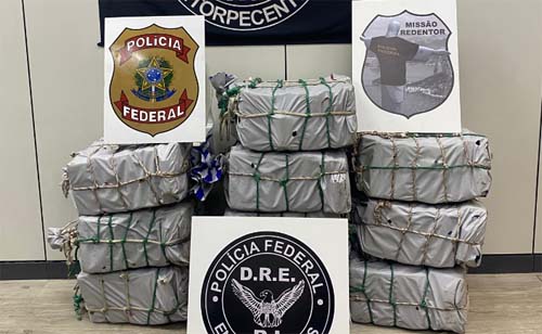 PF faz operação contra esquema de tráfico de cocaína no Porto do Rio de Janeiro