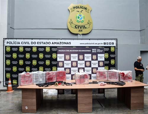Grande operação policial apreende drogas e armas em ação interestadual envolvendo Amazonas e Pará