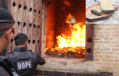 Polícia Federal incinera mais de R$ 1 mi em maconha apreendida 