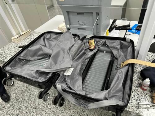 PF prende espanhol com droga em mala no Aeroporto Zumbi dos Palmares