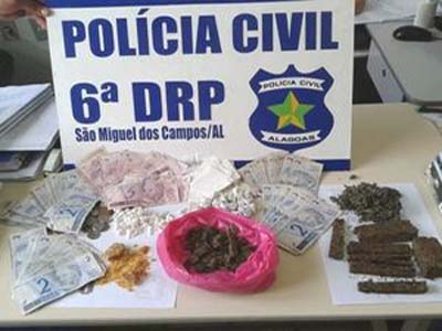 Santana do Ipanema: três homens são presos acusados de tráfico de drogas 