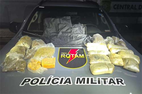 Rotam apreende mais de 5 kg de drogas no Bom Parto, em Maceió