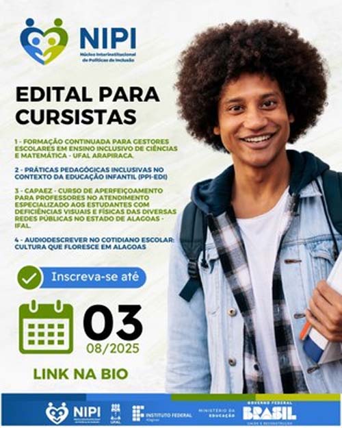 3 de agosto: último dia para inscrição em cursos gratuitos voltados à educação inclusiva