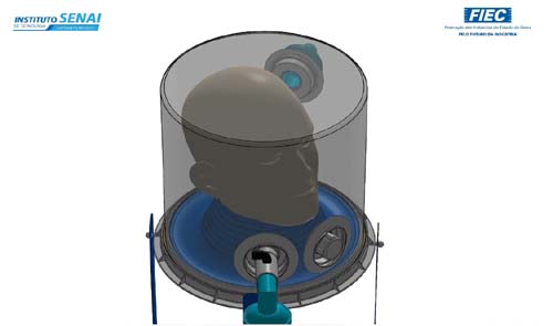 Covid-19: Senai doa a hospitais “capacetes” que permitem tratamento não invasivo da doença