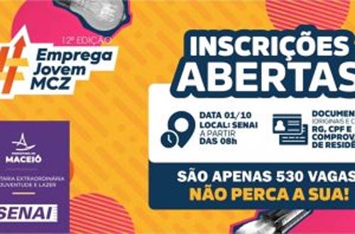 Inscrições abertas para a 12ª edição do programa Jovem Empreendedor em Maceió