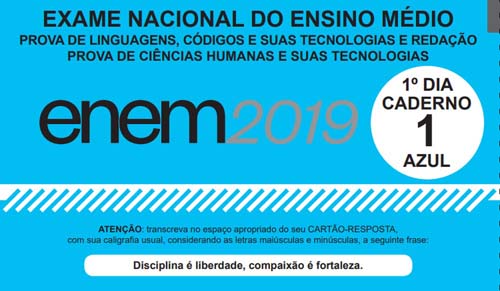 Gabarito do Enem 2019 para pessoas privadas de liberdade e para quem pediu reaplicação é divulgado
