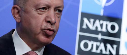 Erdogan afirma que não permitirá Suécia e Finlândia na Otan