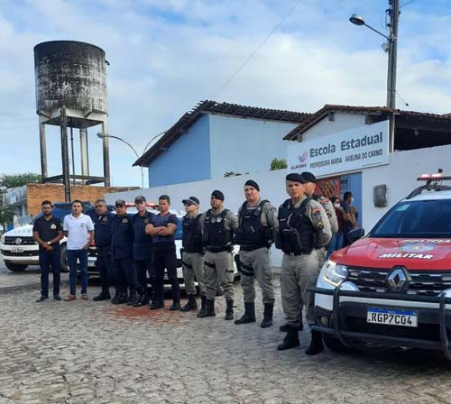 PM e Guarda Municipal reforçam segurança em escola de Traipu após ameaça de massacre