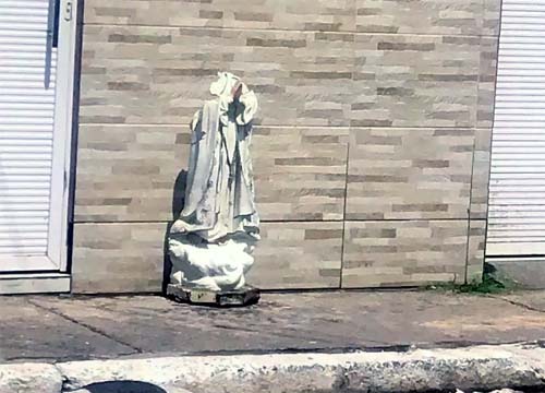Cristofobia: mais um caso de vandalismo a imagens católicas é registrado em Maceió