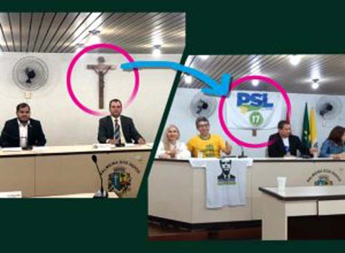 Polêmica em evento do PSL na Câmara de Palmeira dos Índios