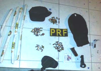 PRF apreende explosivos e armamentos no sertão alagoano