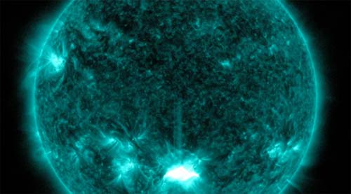 Explosão solar pode provocar tempestade magnética na Terra nesta quarta