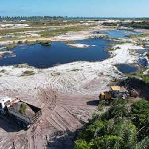 MPF: Recomendação visa à interrupção de extração de areia em área de preservação em Marechal Deodoro