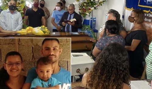 Corpos de familia morta após delizamento em São Paulo é sepultada em Alagoas