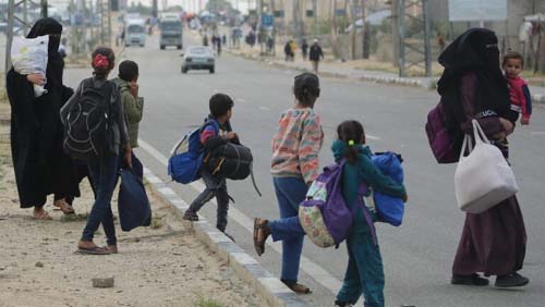 Cerca de 300 mil pessoas deixaram Rafah, no sul da Faixa de Gaza, na última semana