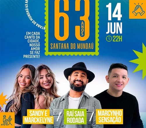 Santana do Mundaú anuncia programação artística dos 63 anos de emancipação