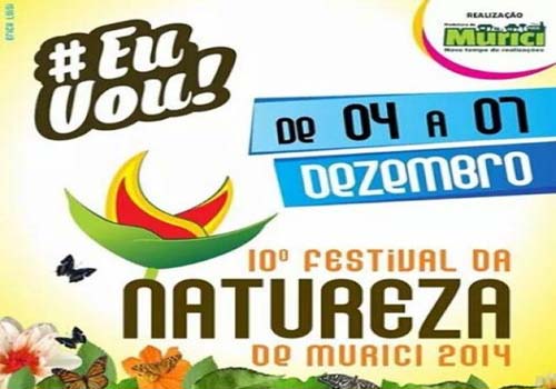 Festival da Natureza 2014 em Murici - PROGRAMAÇÃO OFICIAL