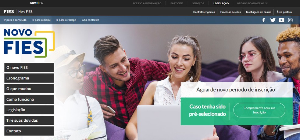 Prazo para alteração do contrato do Fies do 2º semestre de 2020 é adiado novamente