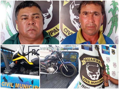 GCM prende dupla e recupera três motos roubadas em Teotônio Vilel