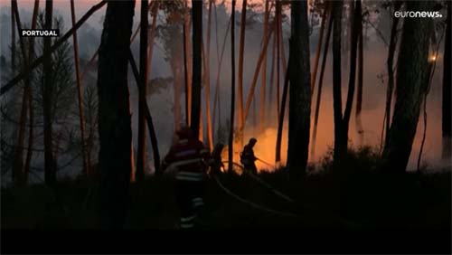 Termómetros sobem na Península Ibérica e as chamas voltam a ameaçar Portugal 