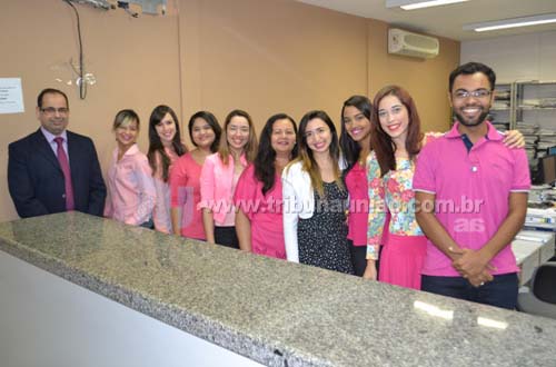 Segunda Vara de Justiça veste rosa em referência ao 'Outubro Rosa' dedicado ao combate do câncer de mama