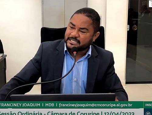 Vereador de Coruripe é condenado a 2 anos de prisão por fala transfóbica