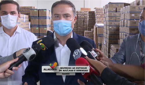 Renan Filho diz que Estado está pronto para imunização: “Queremos a vacina”