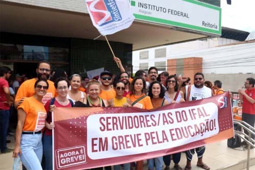 Servidores do Ifal aderem à greve da educação por tempo indefinido