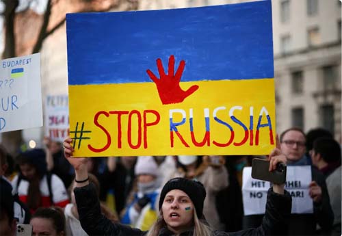 Guerra Rússia x Ucrânia: cidades pelo mundo pedem fim do conflito