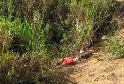 Homem é amarrado, morto a pedradas e enterrado em usina