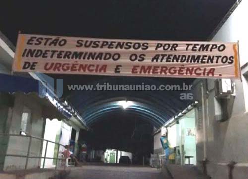 Ministério da Saúde não repassa verbas e a Emergência do Hospital Regional de União dos Palmares fecha
