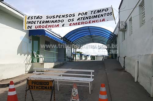 Hospital Regional São Vicente em União continua sem atender emergências: não existe verba para comprar remédios
