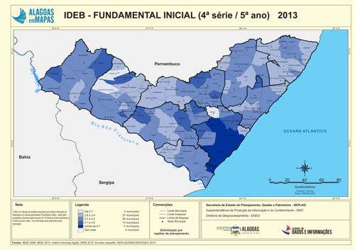 Ideb: Alagoas avança nos anos iniciais do ensino fundamental