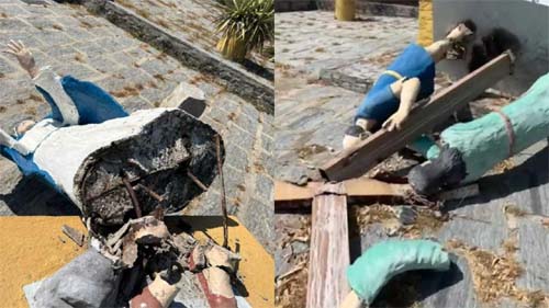Imagens de Nossa Senhora e Jesus Cristo são quebradas em Santuário de Quixadá