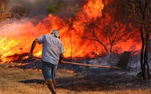 PF abre inquérito para apurar fogo perto da residência oficial da Presidência em Brasília