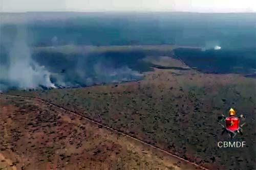 Após cinco dias, incêndio no Parque Nacional de Brasília é controlado