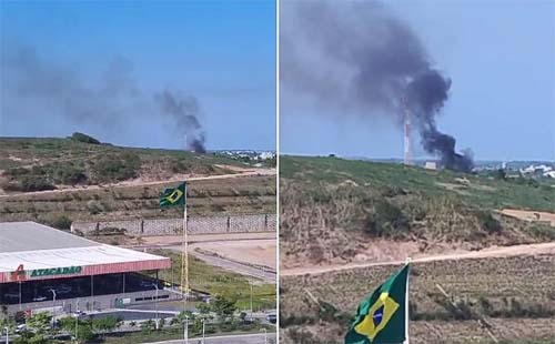 Incêndio atinge barracos na Vila Emater